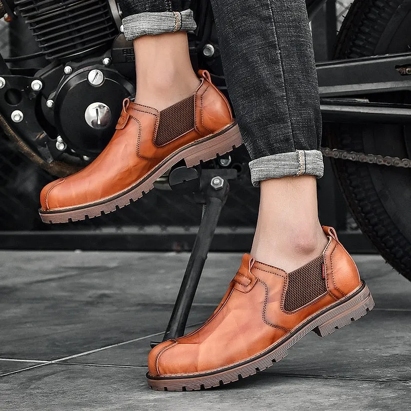 Ankle Cut Oxford Boots