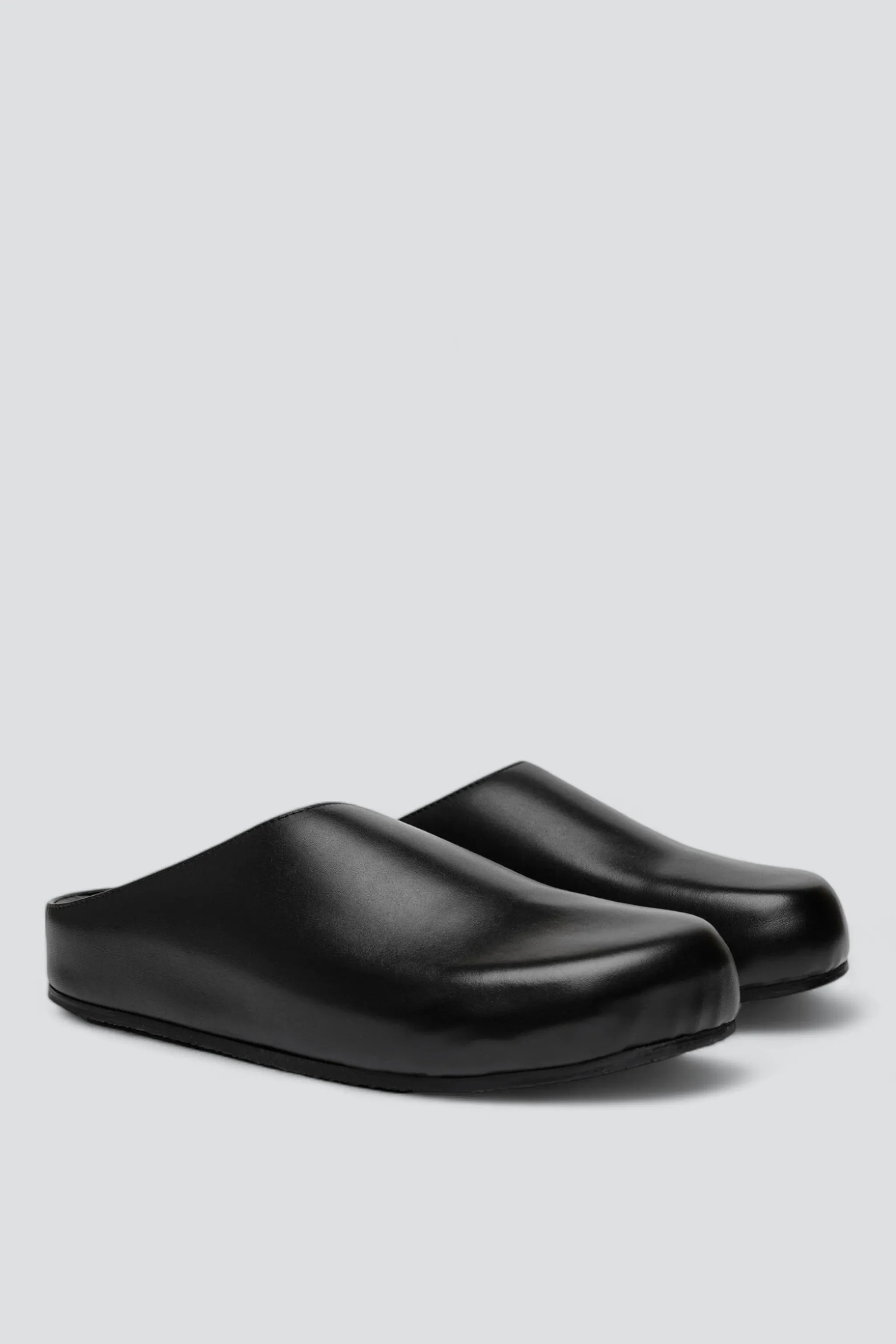 Black W Wearing Clog