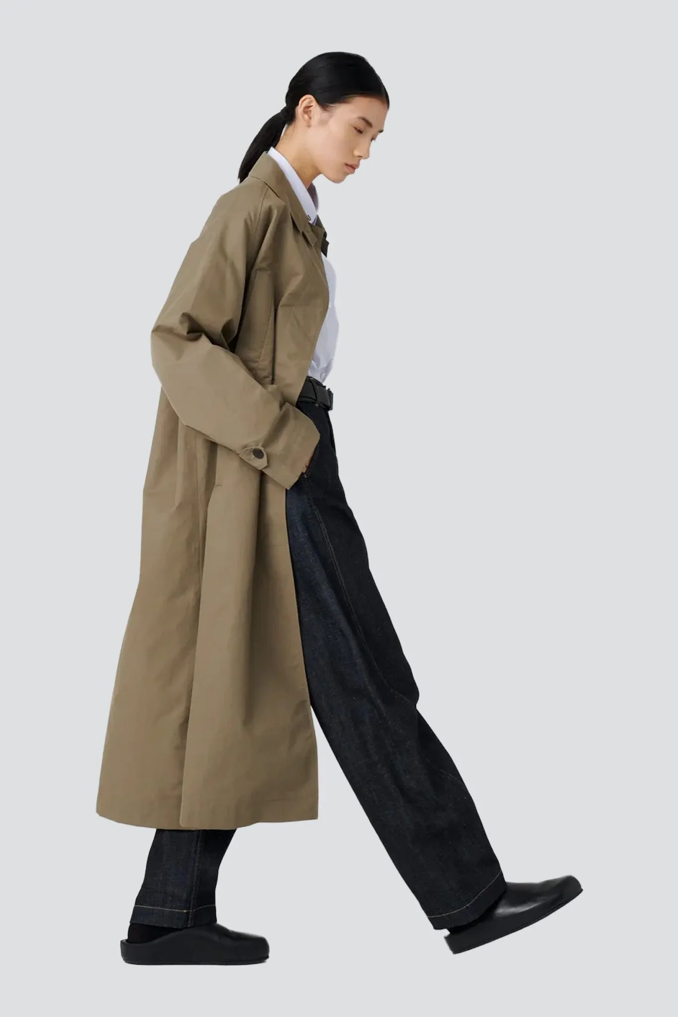 Black W Wearing Clog