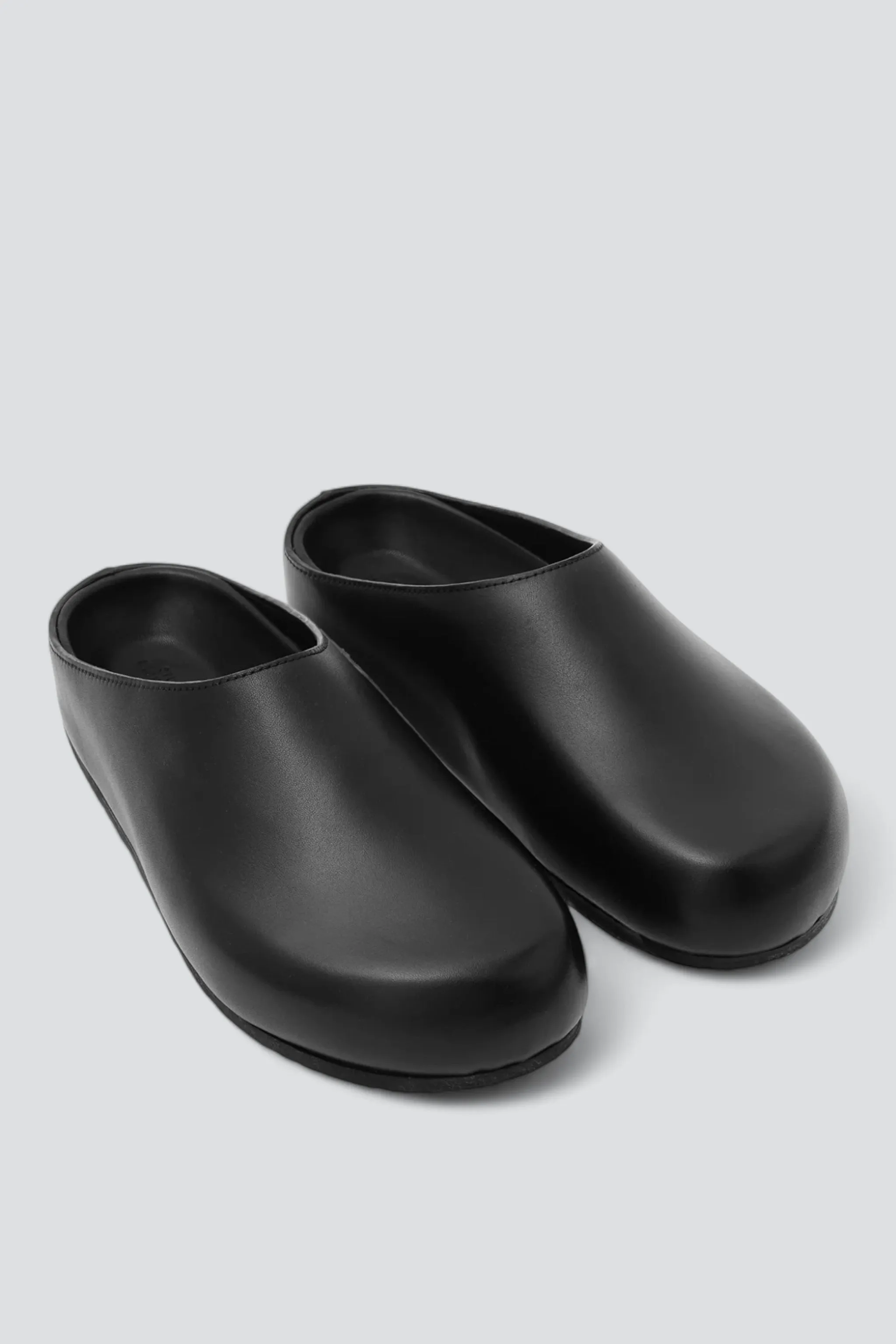 Black W Wearing Clog