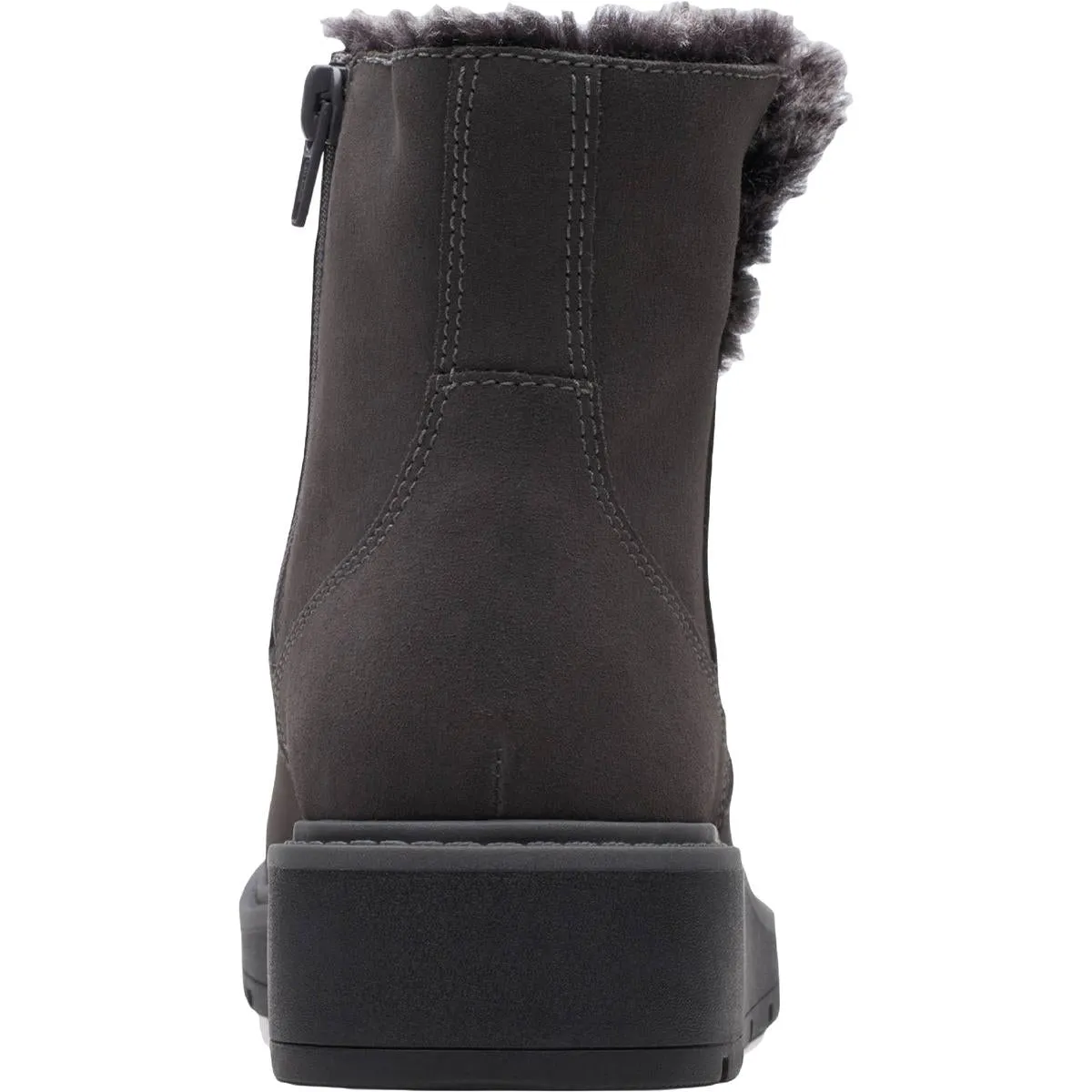 Clarks Womens Ivery Opal Suede Cold Weather Ankle Boots