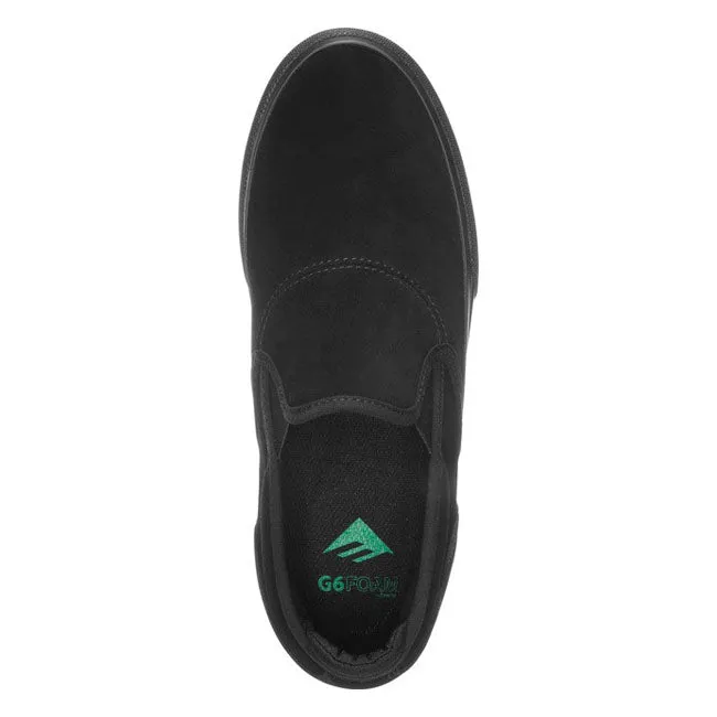 Emerica Wino G6 Slip On Black/Black