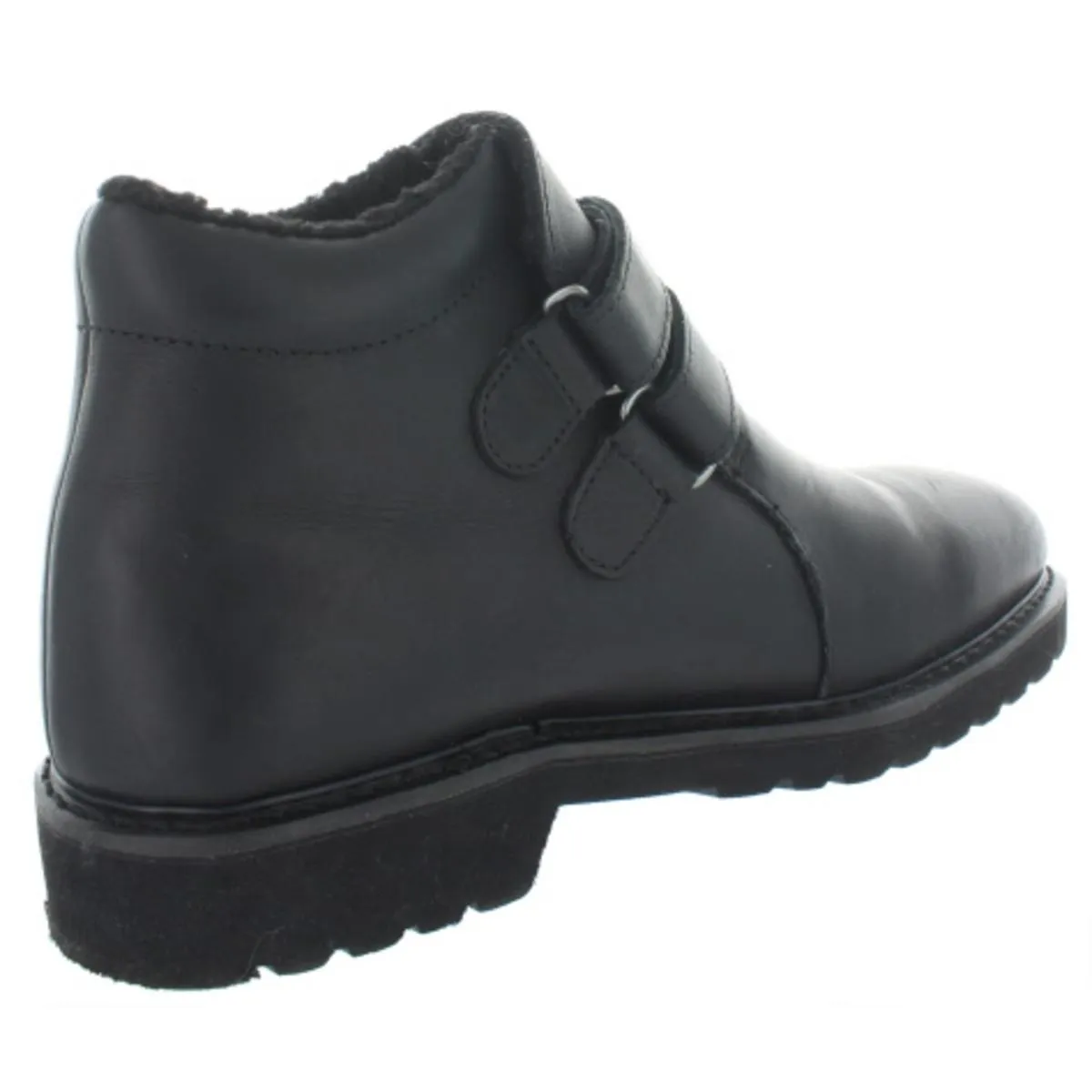 Fin & Feather Mens Twin Strap Leather Cold Weather Ankle Boots