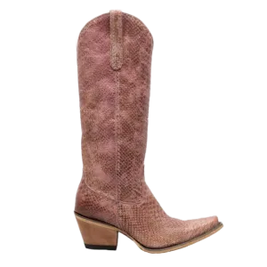 Junk Gypsy By Lane Ladies Desert Highway Pink Snake Print Boots JG0064A