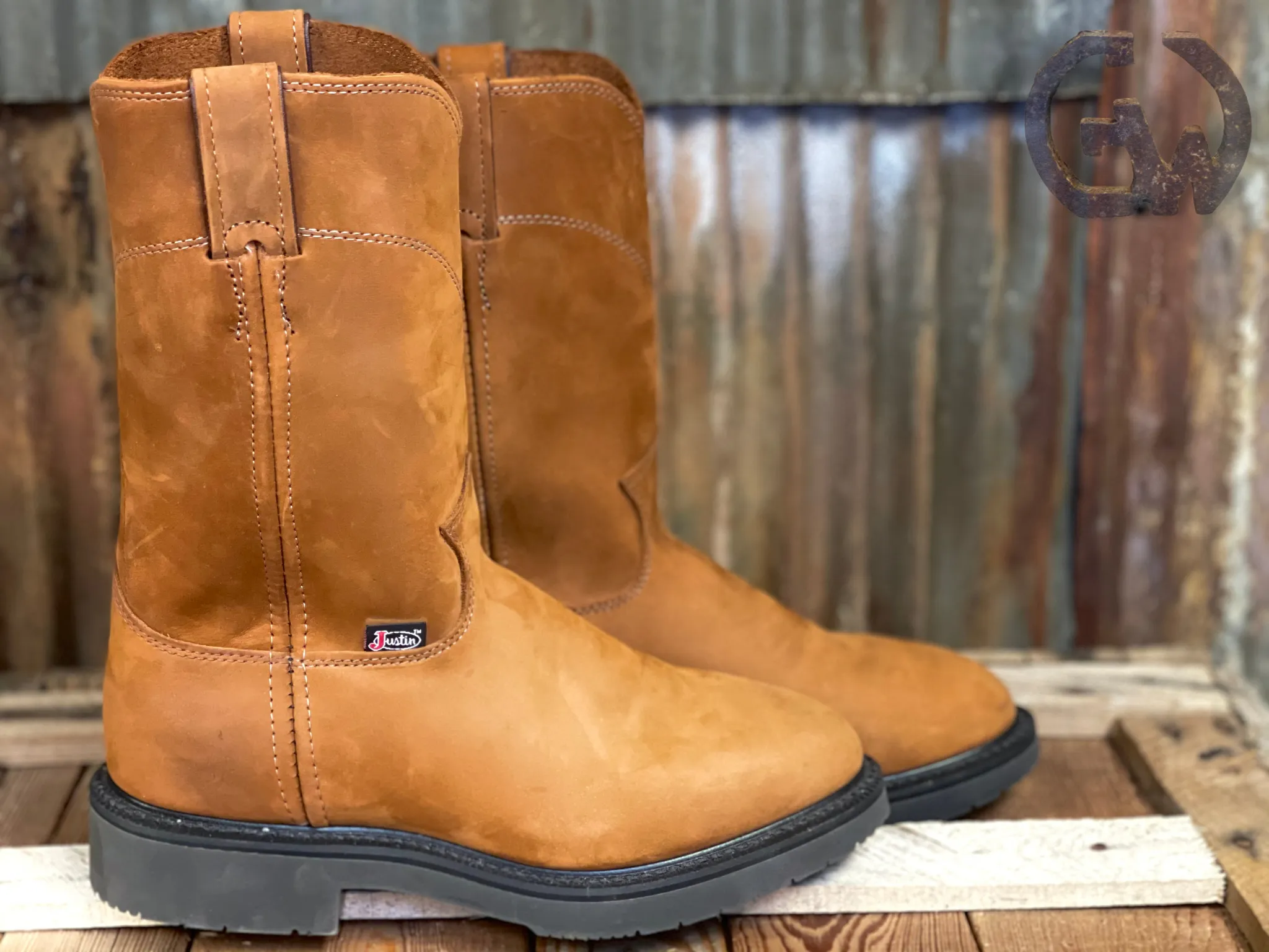 Justin 10" Conductor Work Boot