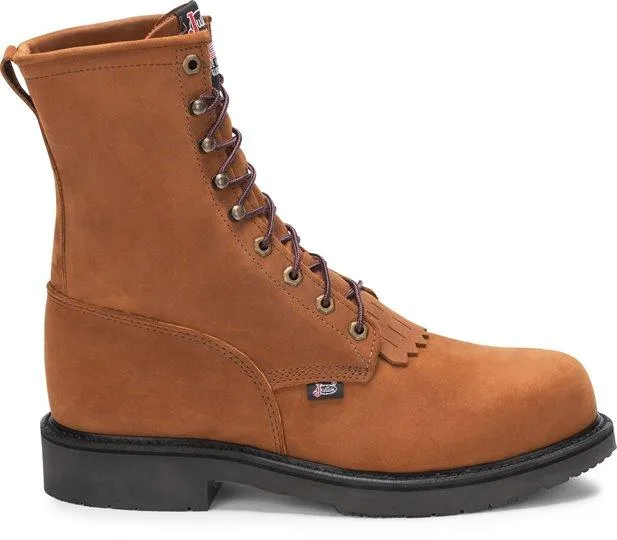 Justin Men's Cargo Brown Steel Toe Work Boots - 795