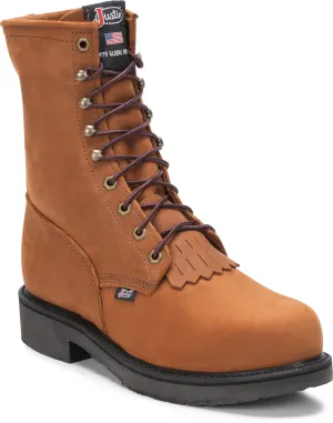 Justin Men's Cargo Brown Steel Toe Work Boots - 795