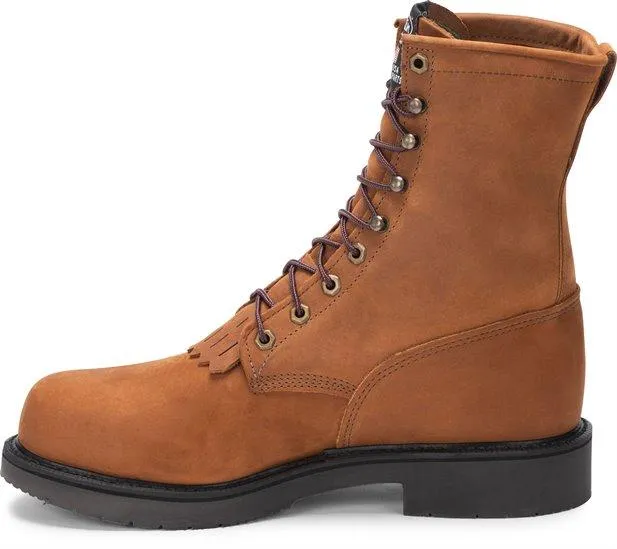 Justin Men's Cargo Brown Steel Toe Work Boots - 795