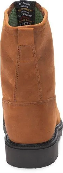 Justin Men's Cargo Brown Steel Toe Work Boots - 795