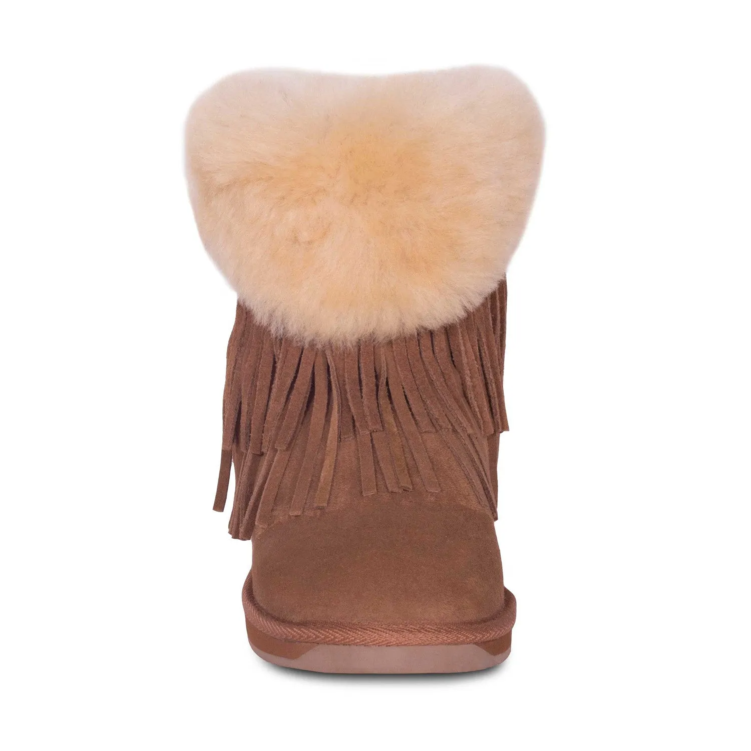 Ladies Classic Fringed Sheepskin Boot