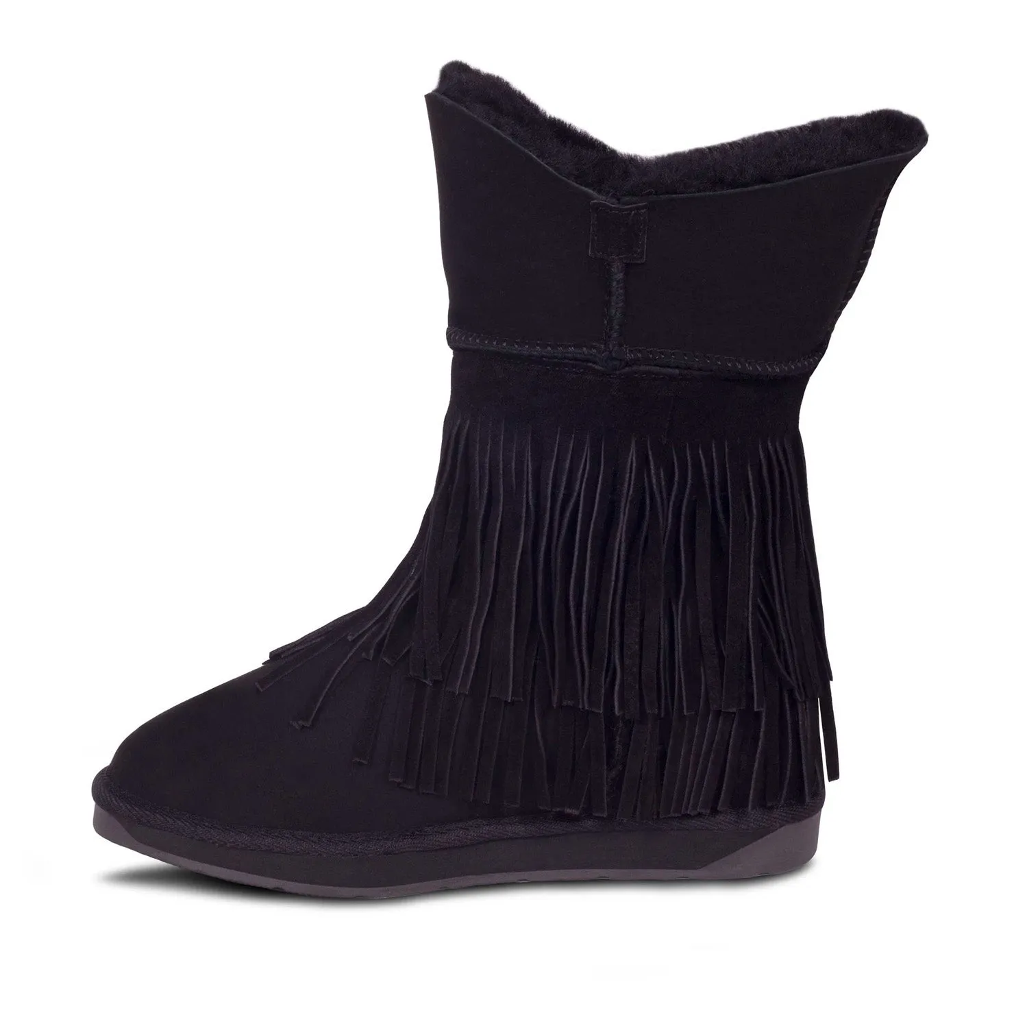 Ladies Classic Fringed Sheepskin Boot