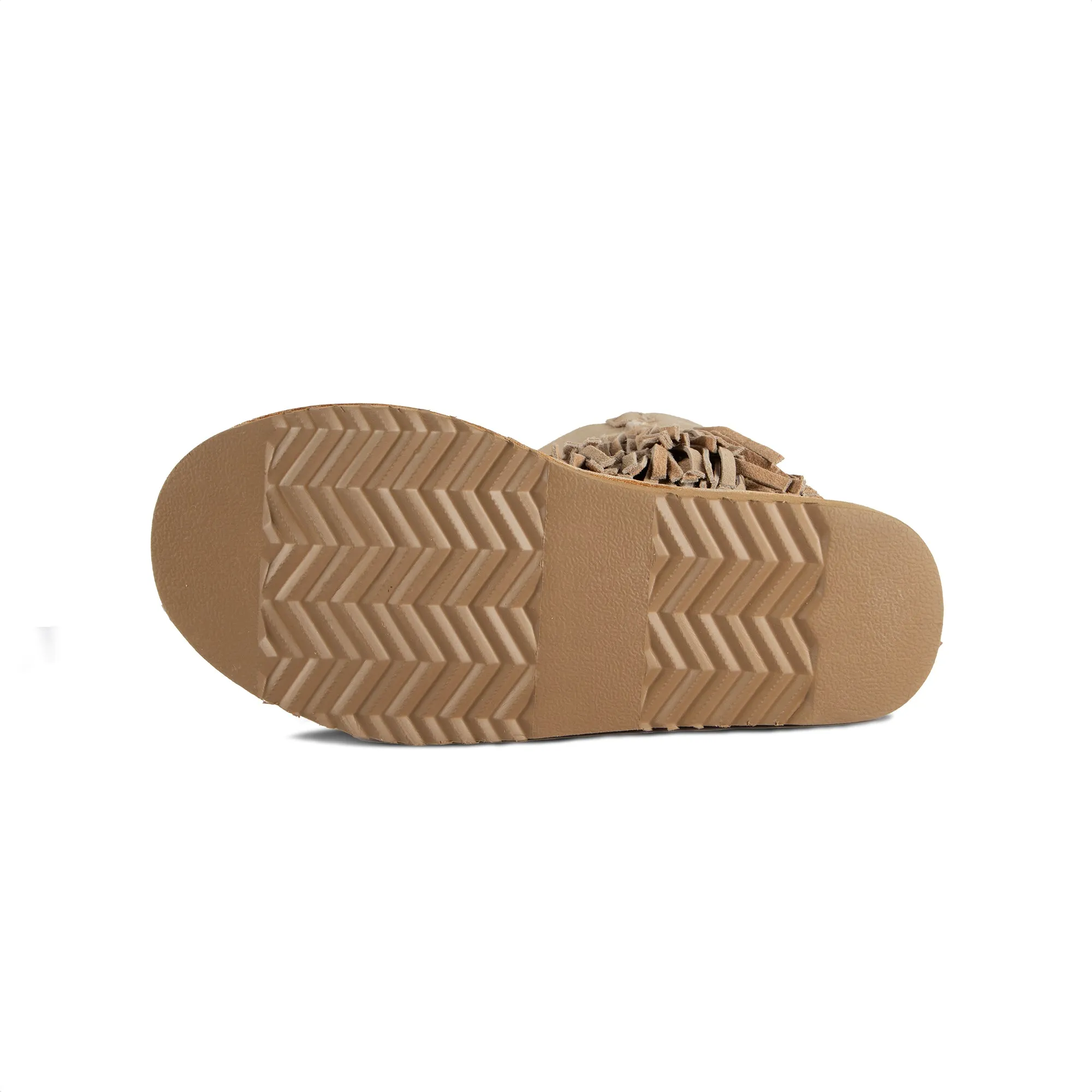 Ladies Classic Fringed Sheepskin Boot