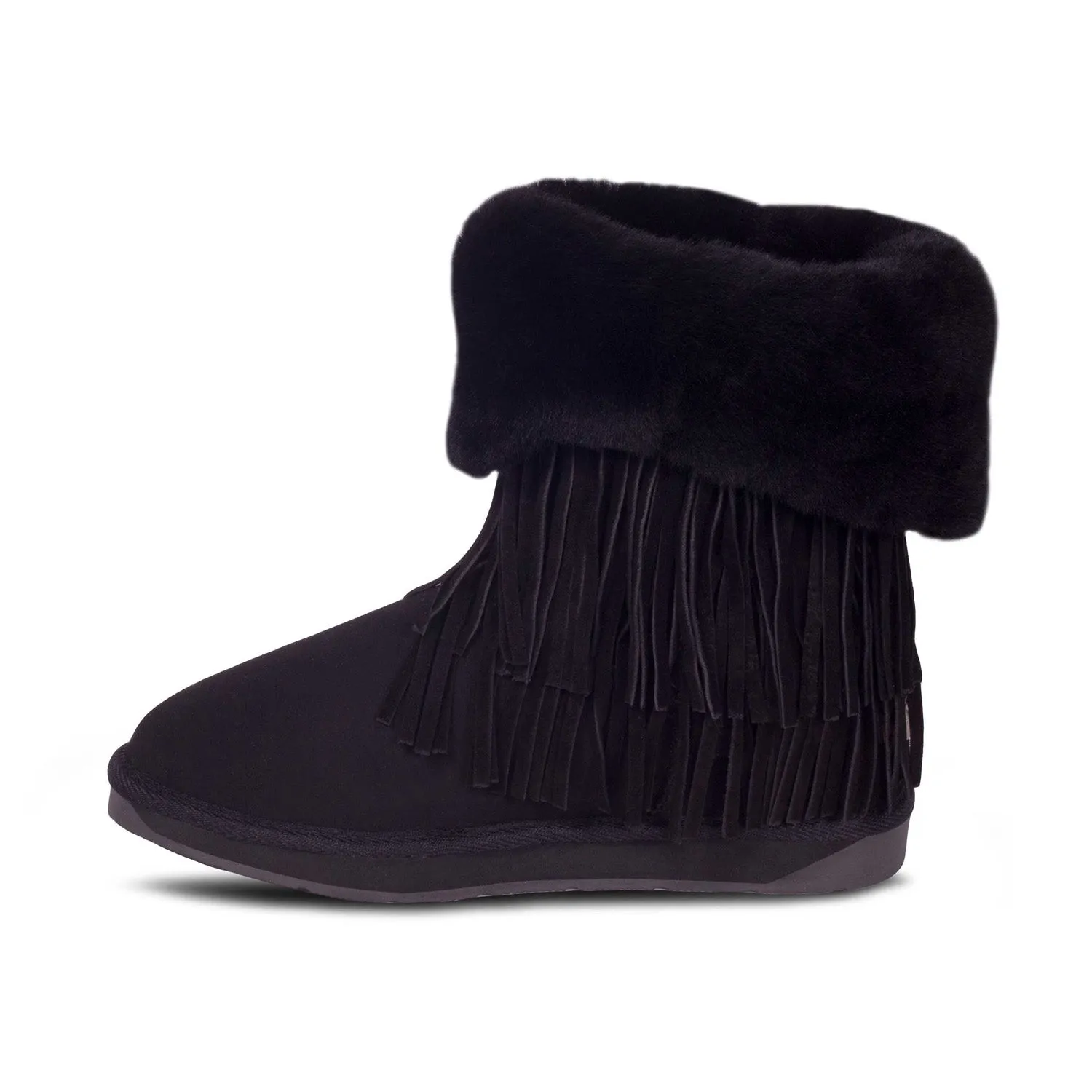 Ladies Classic Fringed Sheepskin Boot