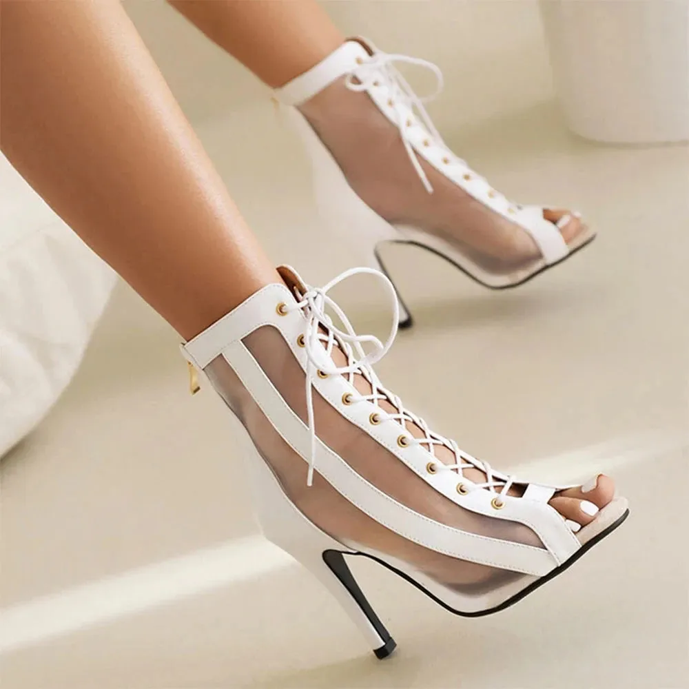Lies Were Words Ankle Boots