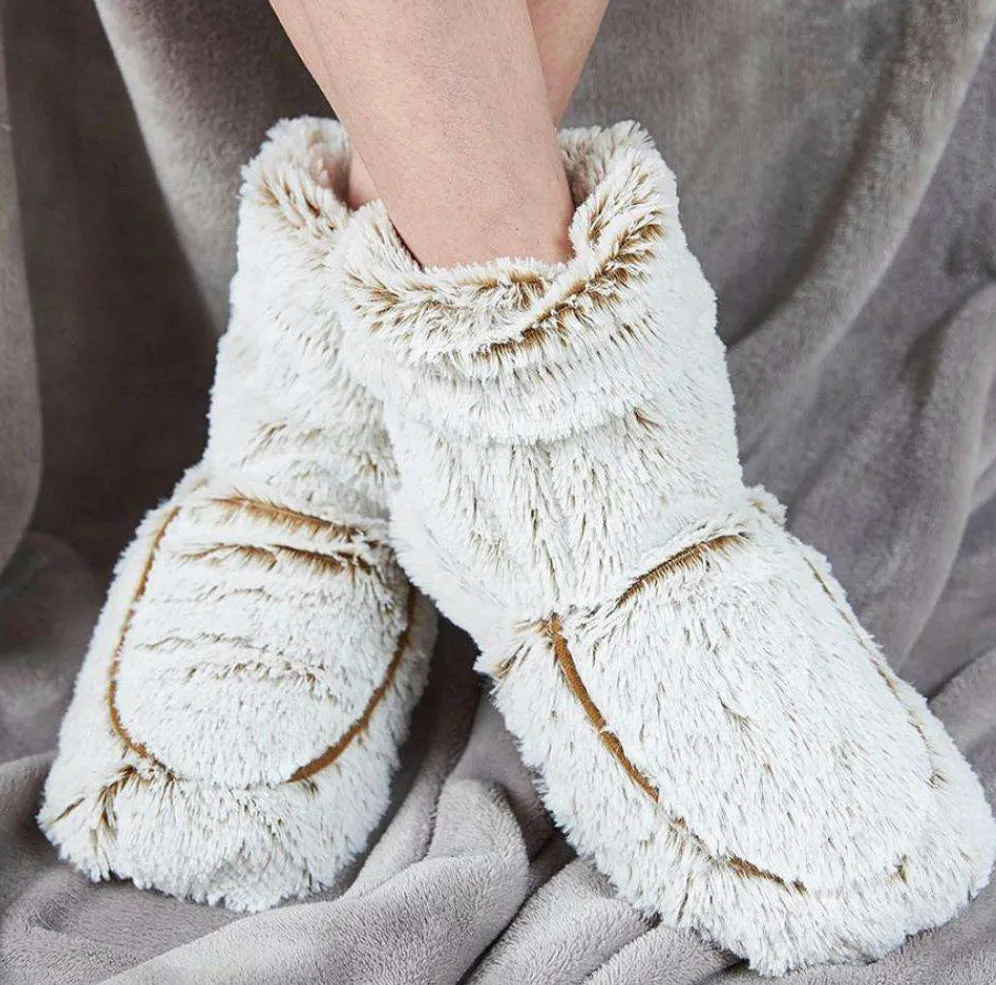 Marshmallow Brown Warmies Boots