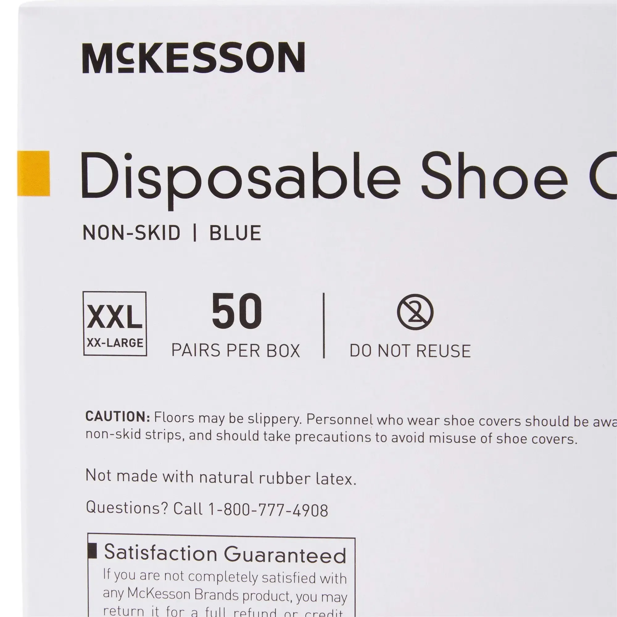 McKesson Shoe Covers, 2X-Large, Nonskid Sole, Blue