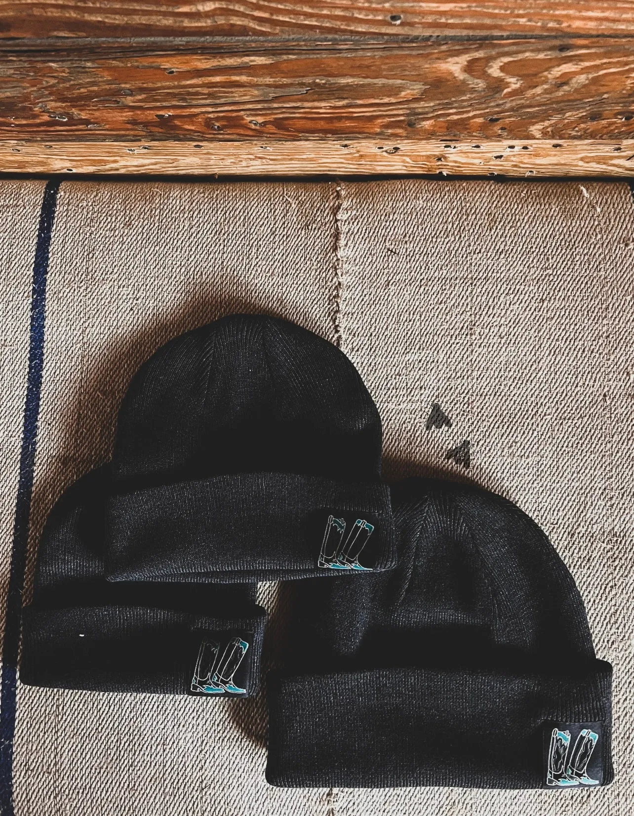Oh Boots Gray Beanie