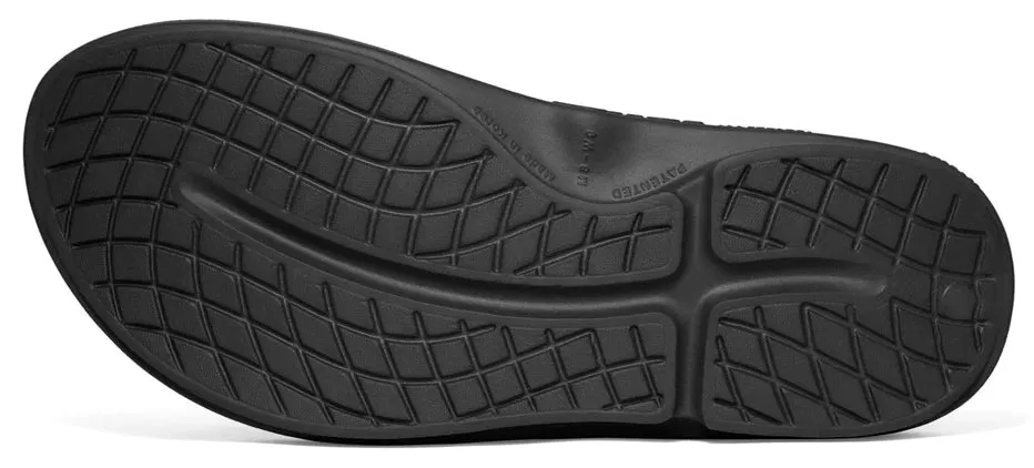 OOFOS Mens Ooriginal Thong Black
