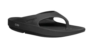 OOFOS Mens Ooriginal Thong Black