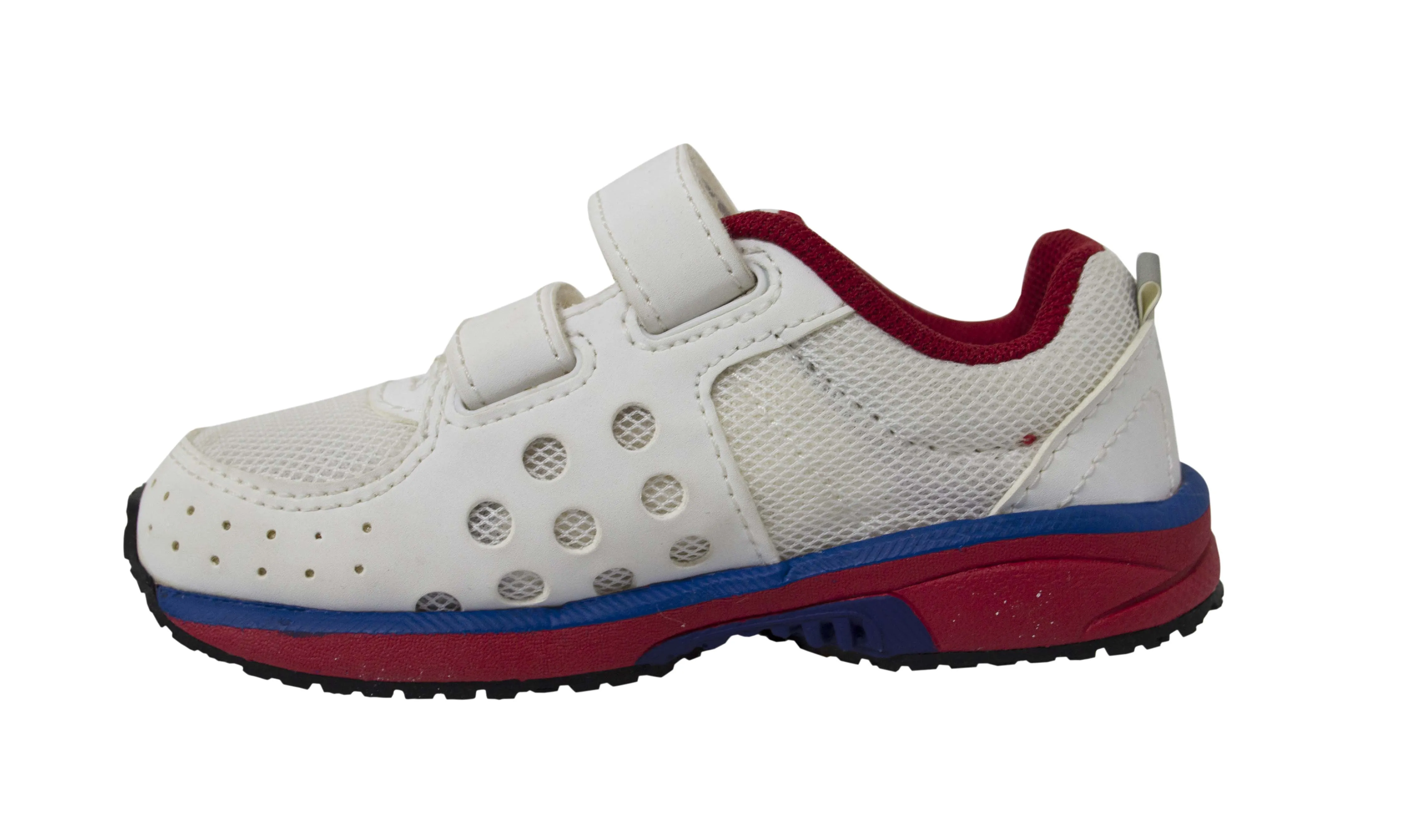Puma Faas 300 Kids Hook And Loop White Leather Textile Trainers 185866 09