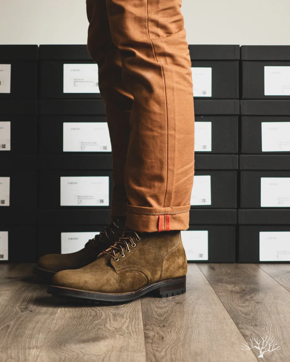 Service Boot - Mushroom Chamois Roughout - Commando - 1035