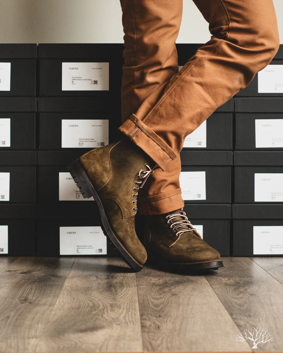Service Boot - Mushroom Chamois Roughout - Commando - 1035