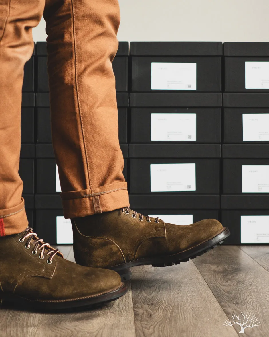 Service Boot - Mushroom Chamois Roughout - Commando - 1035