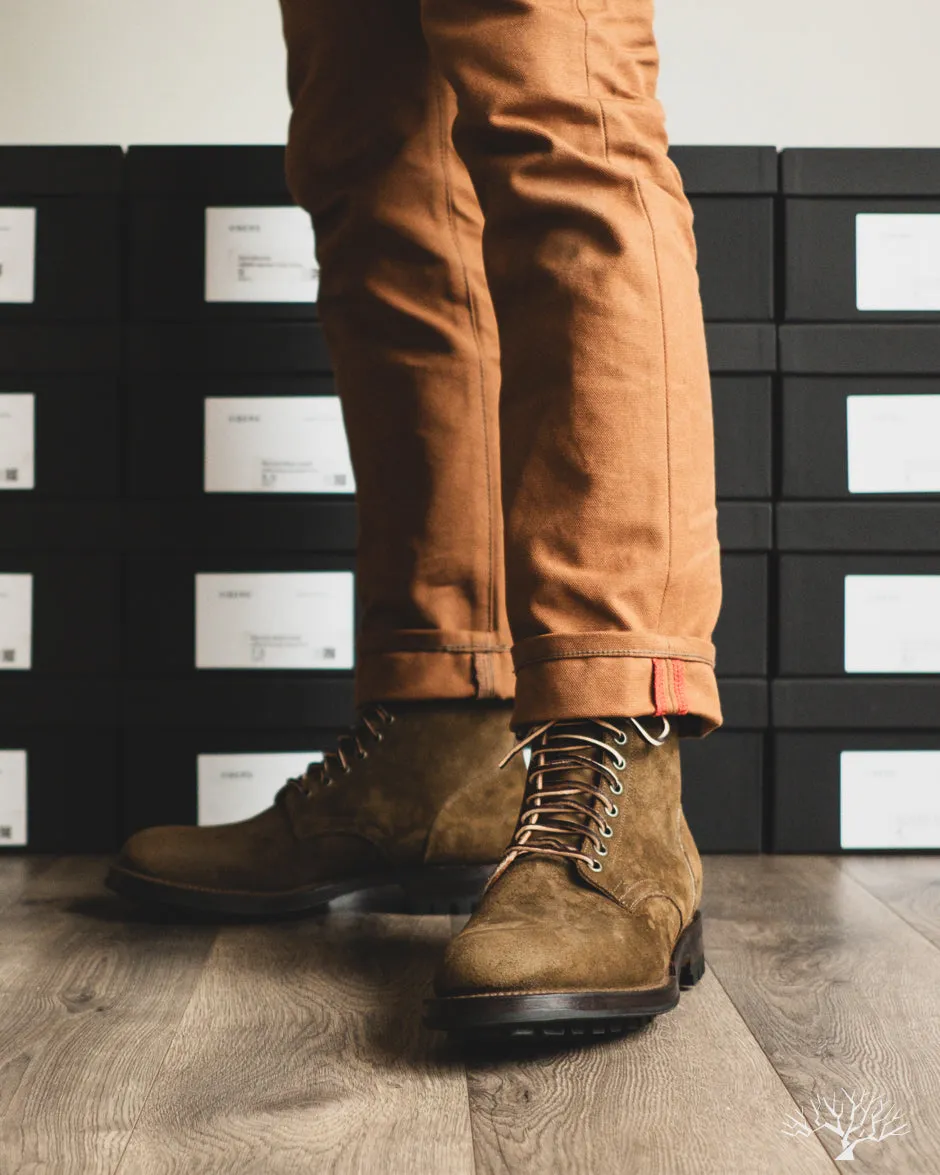 Service Boot - Mushroom Chamois Roughout - Commando - 1035