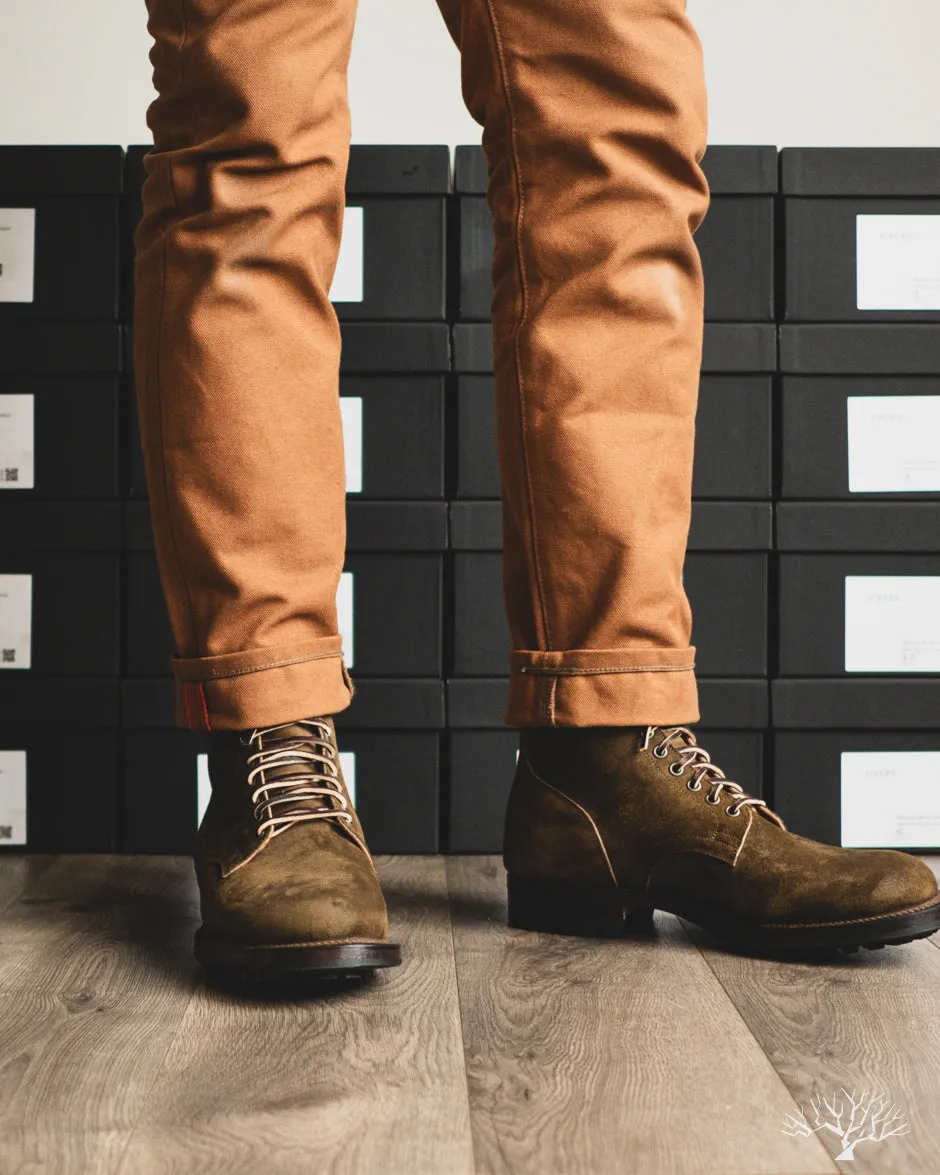 Service Boot - Mushroom Chamois Roughout - Commando - 1035