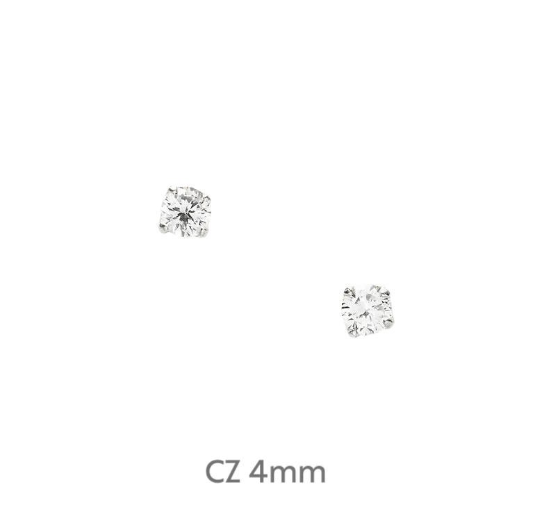 Silver Ballet Shoes Card and Crystal Stud Earrings - Perfect for Dancers