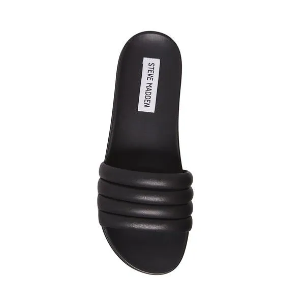 Steve Madden Drips Leather Slide Sandals
