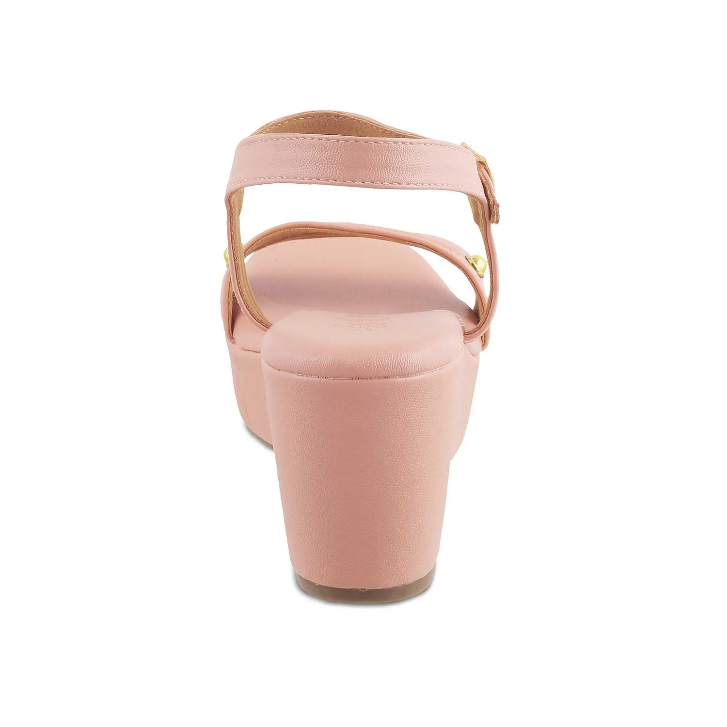 tresmode Amsterdam Pink Women's Dress Wedge Sandals - Elevate Your Style with Elegance and Comfort || Size (EU-39/UK-6/US-8)