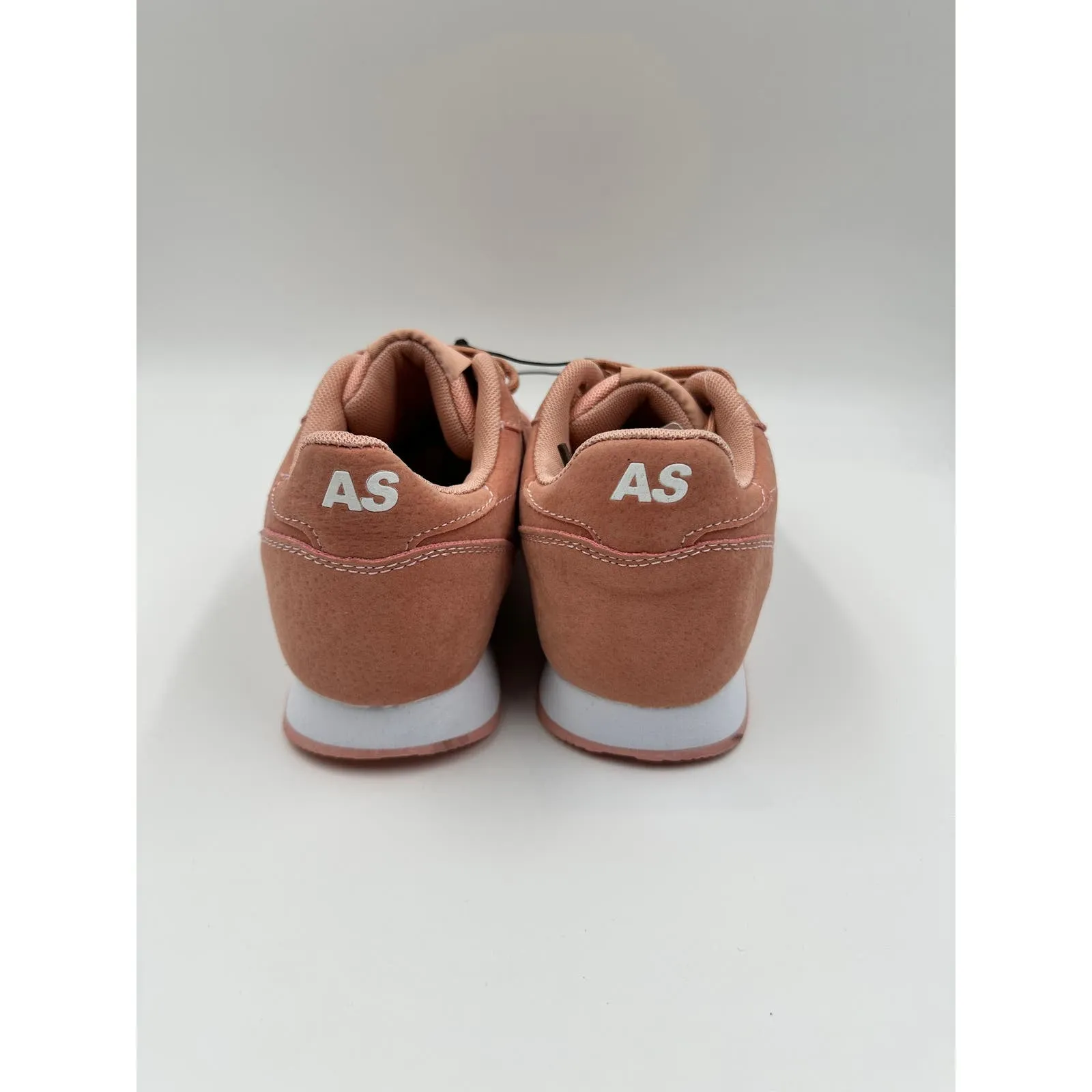 Women's Size 6, Salmon Casual Running Sneaker with White Accents and Sole