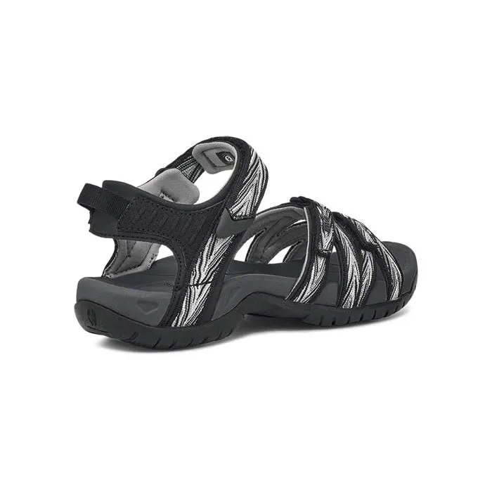 Womens Teva Tirra in Palms Black/White