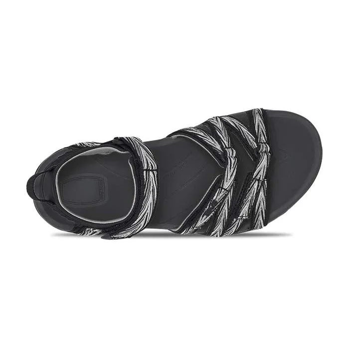 Womens Teva Tirra in Palms Black/White
